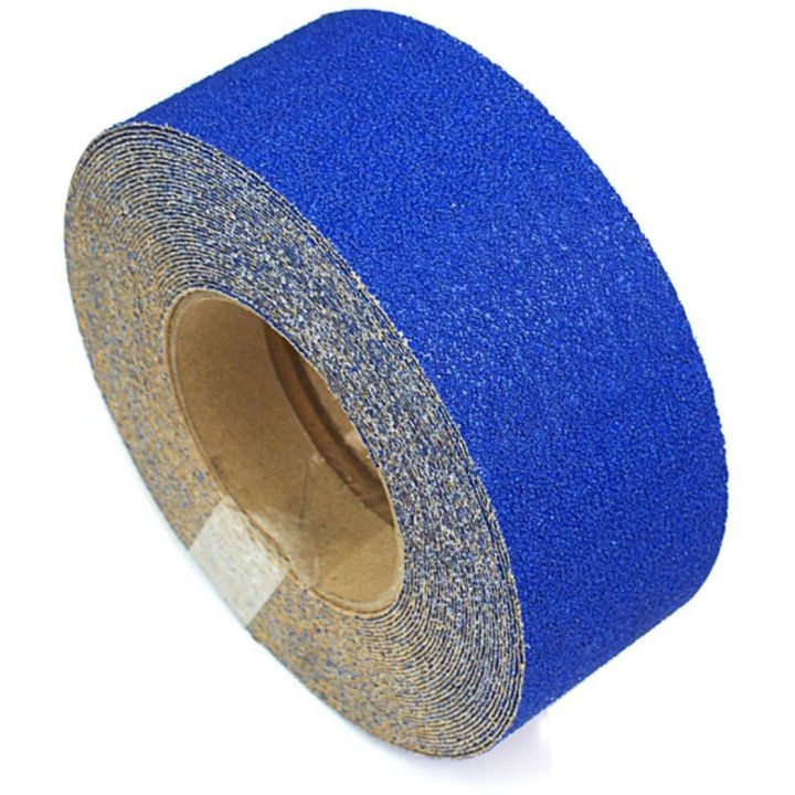 Bande antidérapante adhésive pour environnement marin et salin - Bleu