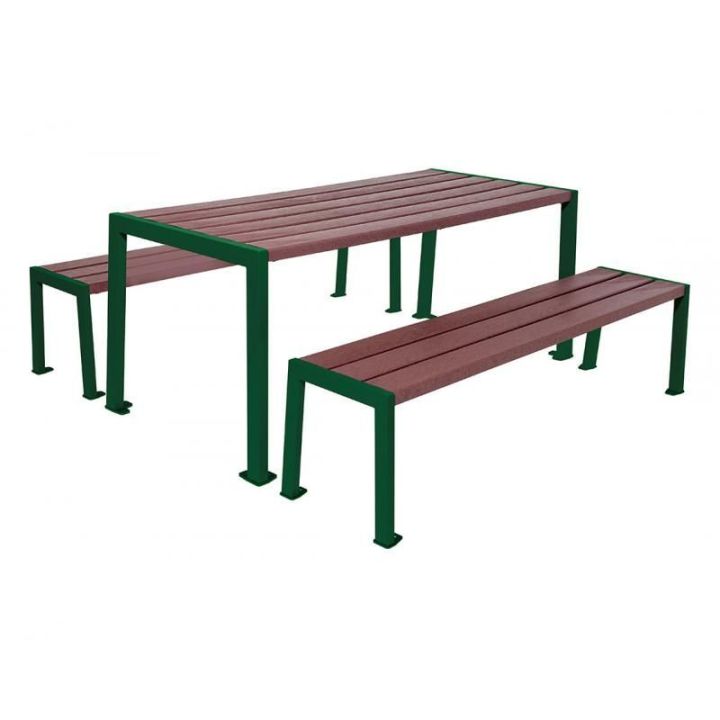 Table de pique-nique Silaos® Vert RAL 6005