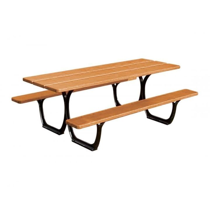 Table de pique-nique Séville standard finition chêne clair