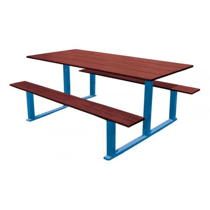 Table de pique-nique Riga bleu RAL 5010