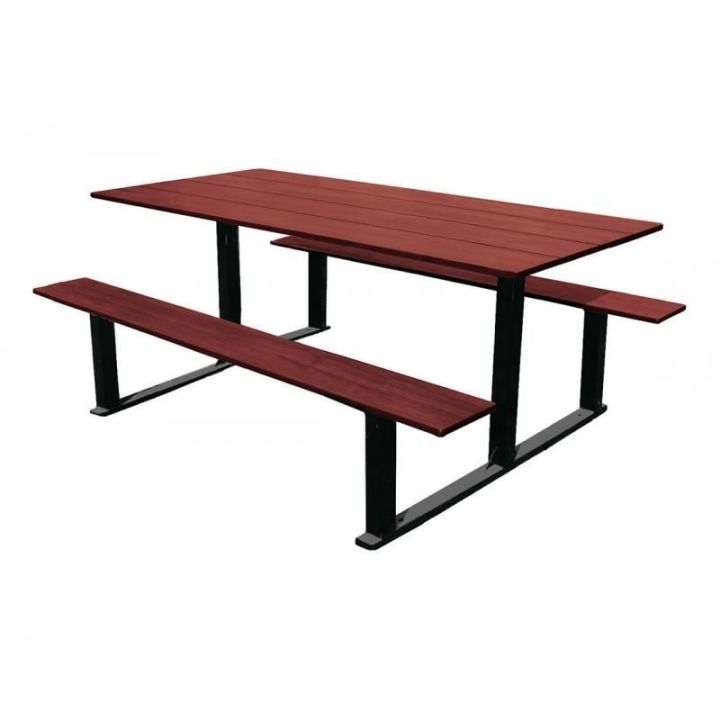 Table de pique-nique Riga noir RAL 9005