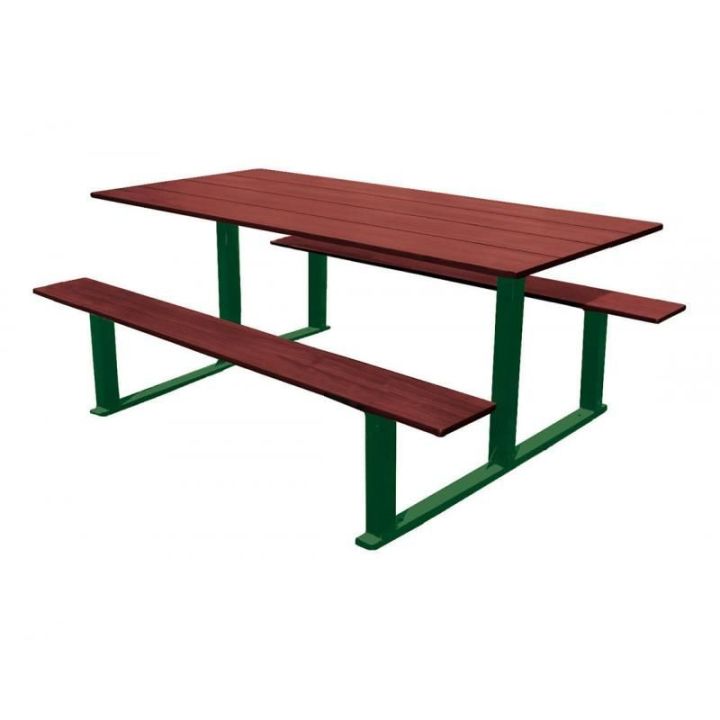Table de pique-nique Riga vert RAL 6005