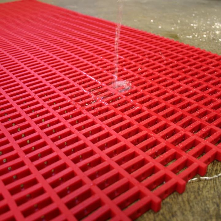 Caillebotis antidérapants en PVC - maille 30x10mm - Caillebotis industriel COBAMAT INTER