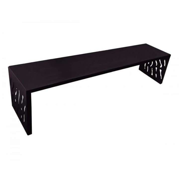 Banquette Venise acier noir RAL 9005