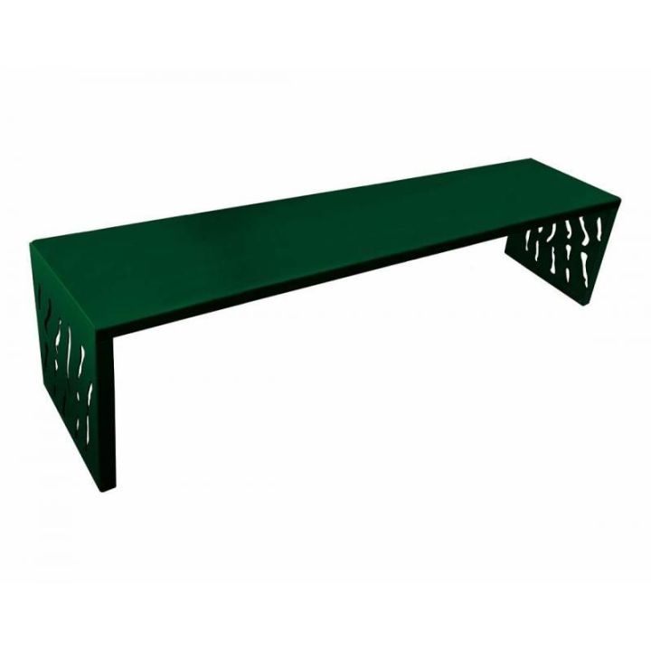 Banquette Venise acier vert RAL 6005
