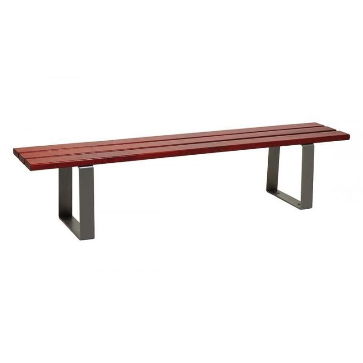 Banquette Riga acajou gris procity
