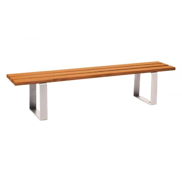 Banquette Riga chêne clair gris RAL 7044