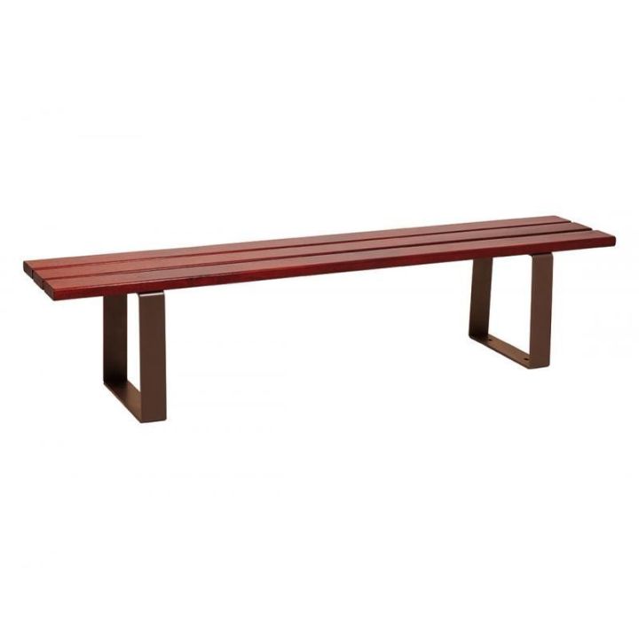 Banquette Riga acajou brun RAL 8017