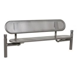 Banc Estoril gris Procity pommeaux City