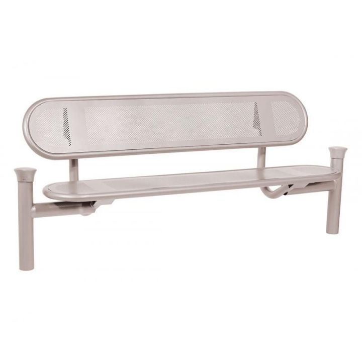 Banc Estoril gris RAL 7044 pommeaux Forum
