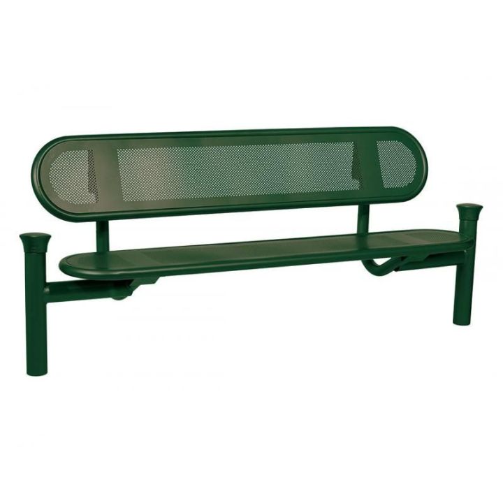 Banc Estoril vert RAL 6005 pommeaux Forum