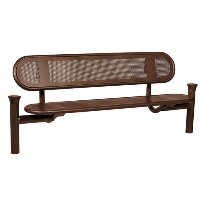 Banc Estoril brun RAL 8017 pommeaux Forum