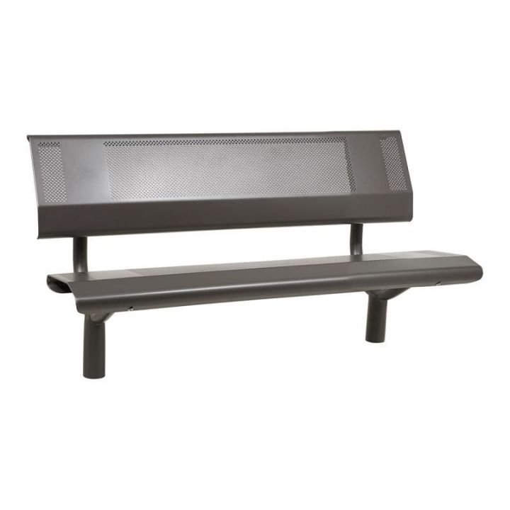 Banc Oslo gris Procity 1500 mm