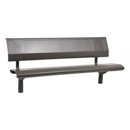 Banc Oslo gris Procity 1800 mm
