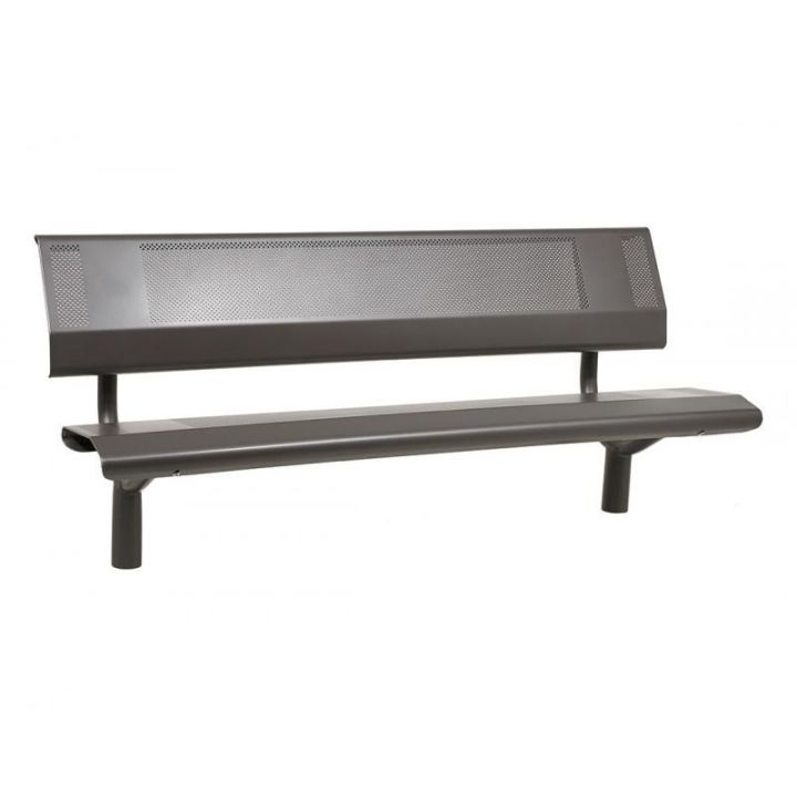 Banc Oslo gris Procity 1800 mm
