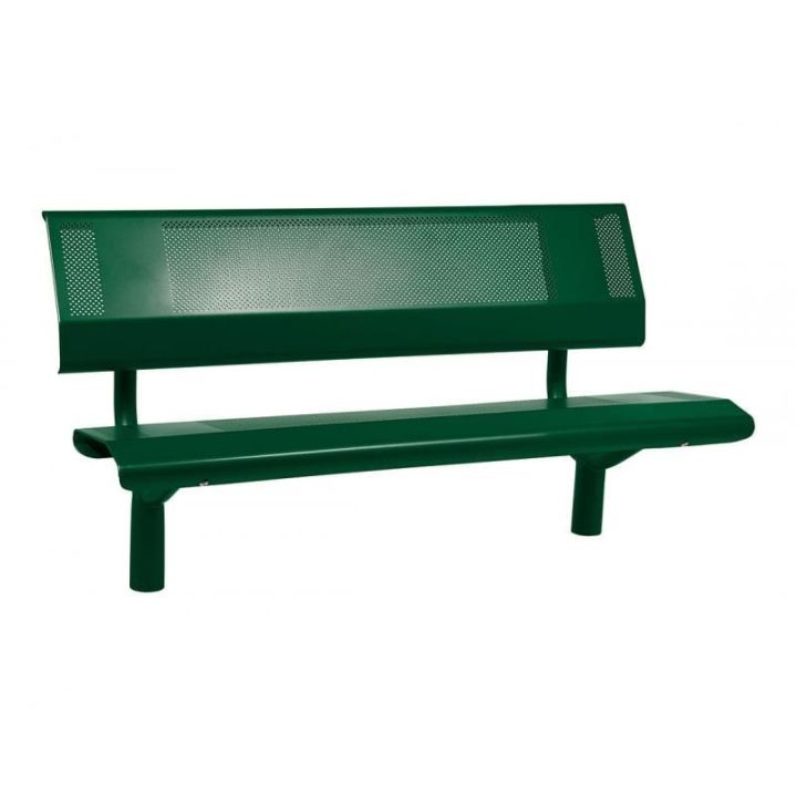 Banc Oslo vert RAL 6005 1500 mm