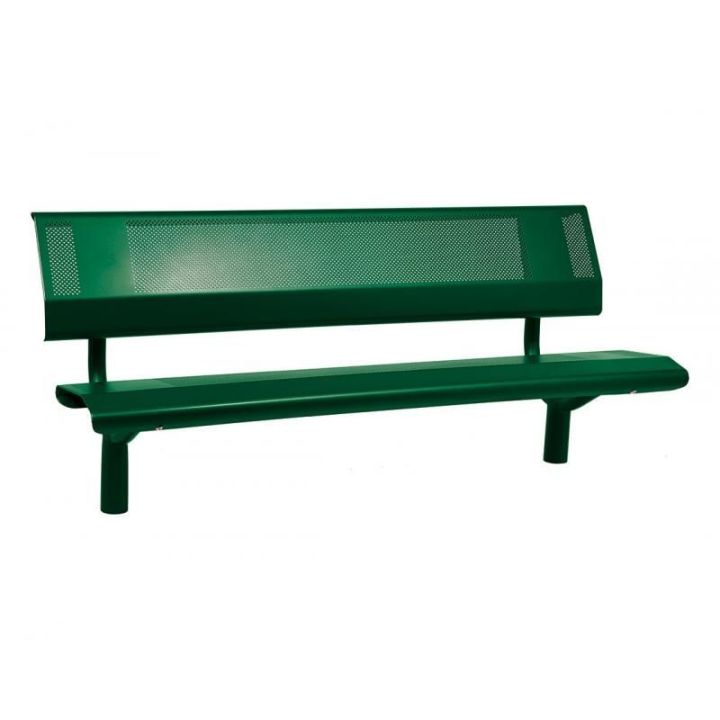 Banc Oslo vert RAL 6005 1800 mm