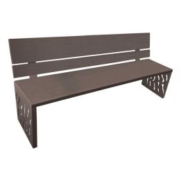 Banc Venise acier Gris Procity