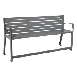 Banc public Silaos® spécial sénior Gris Procity