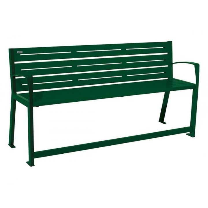 Banc public Silaos® spécial sénior vert RAL 6005