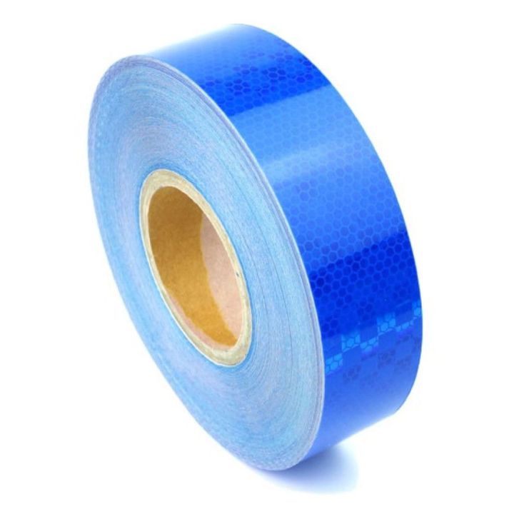 Bande réfléchissante microprismatique bleu