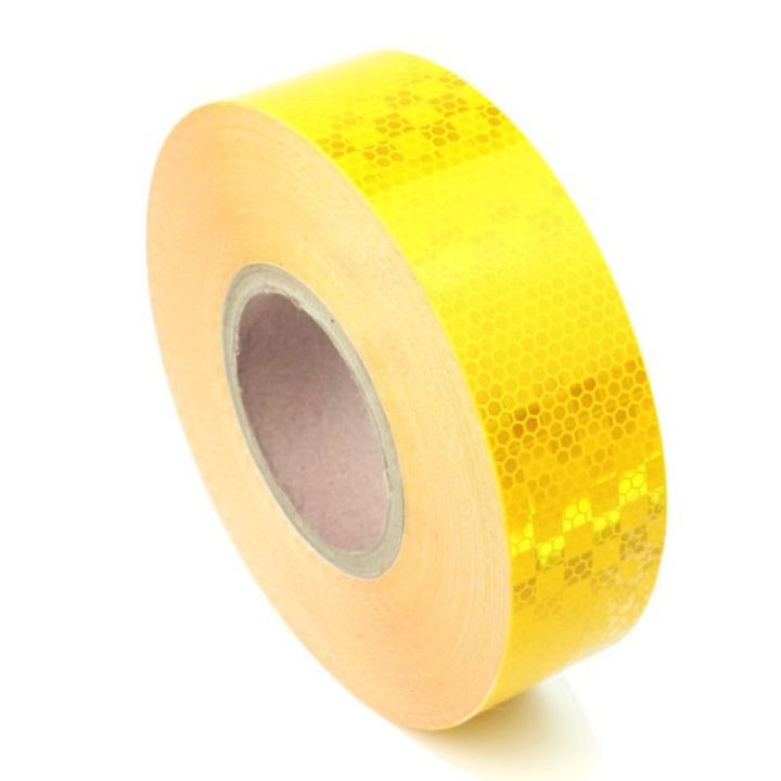 Bande réfléchissante microprismatique jaune
