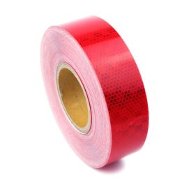 Bande réfléchissante microprismatique rouge