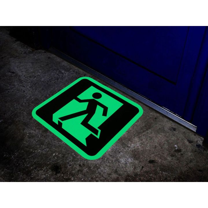 Marquage au sol Pictogrammes de signalisation photoluminescent