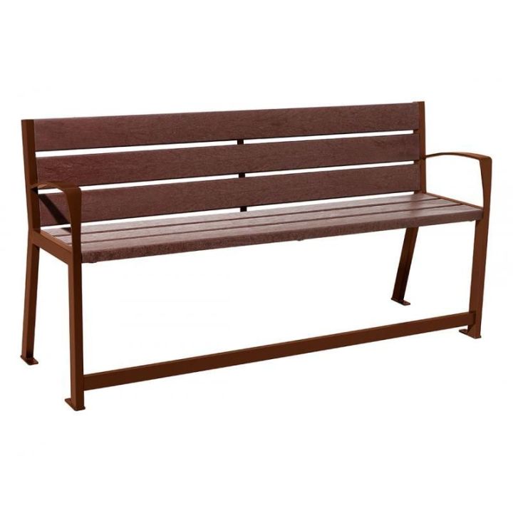 Banc public Silaos® sénior Aspect Corten