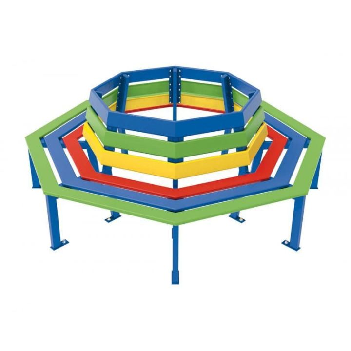 Banc tour d'arbre Silaos® Junior version primaire hauteur d'assise 39 cm