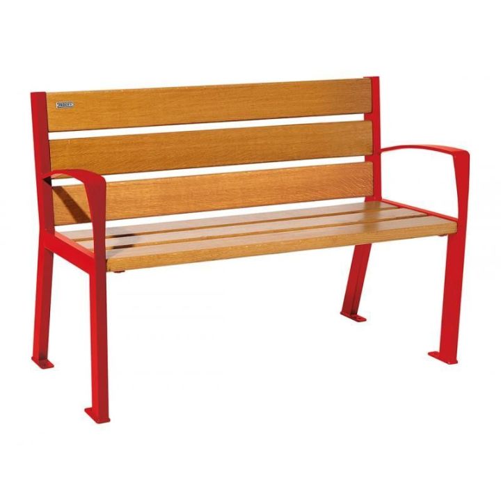 Rouge RAL 3020 - Chêne clair - 1200 mm