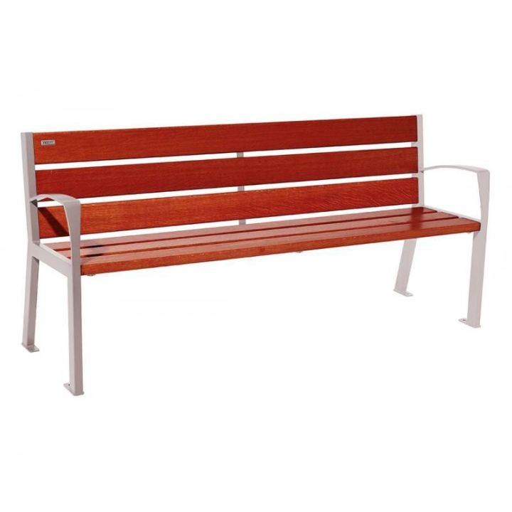Gris RAL 7044 - Acajou - 1800 mm