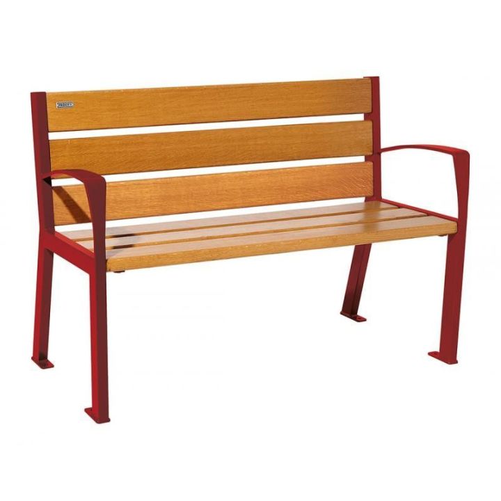 Rouge RAL 3004 - Chêne clair - 1200 mm