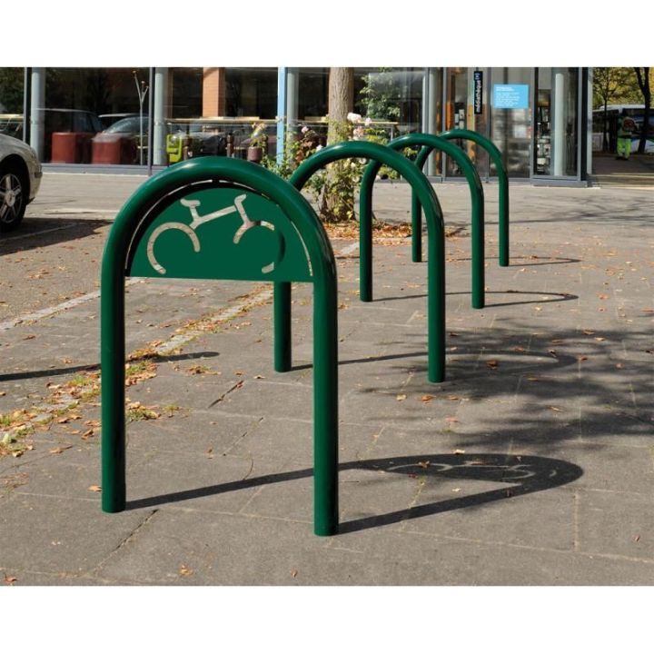 Arceau vélos Trombone Ø 60 mm avec signalétique