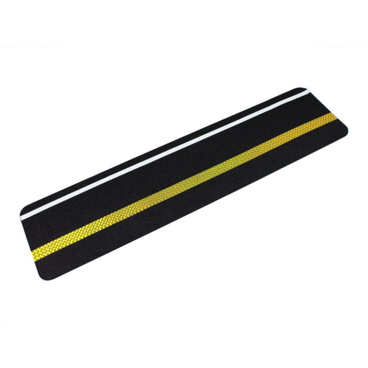 Bandes antidérapantes Dalle antidérapantes à ligne jaune reflechissante et luminescente