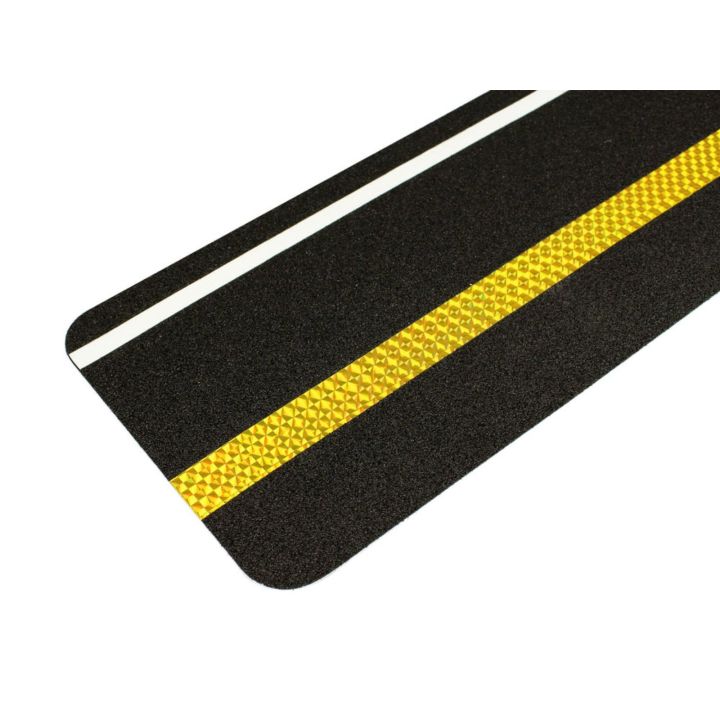 Bandes antidérapantes Dalle antidérapantes à ligne jaune reflechissante et luminescente