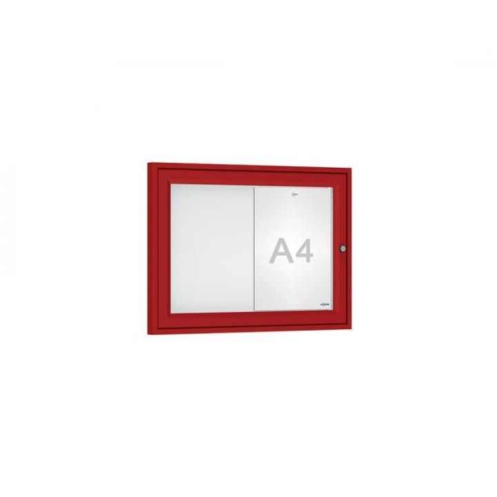2 A4, rouge RAL 3004
