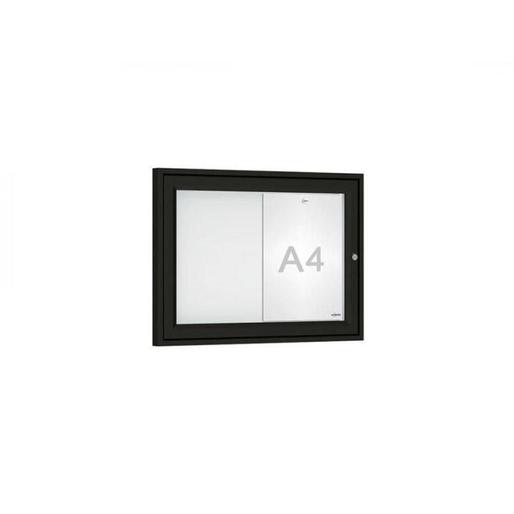 2 A4, noir RAL 9005