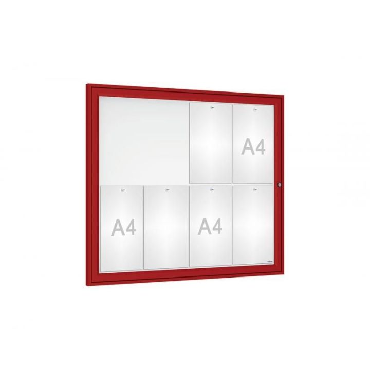 8 A4, rouge RAL 3004