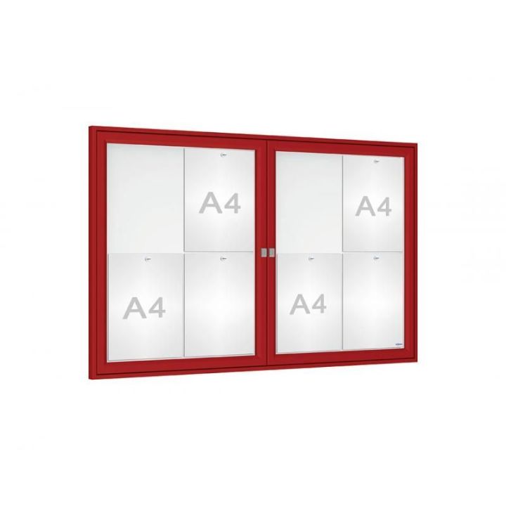 8 A4, rouge RAL 3004