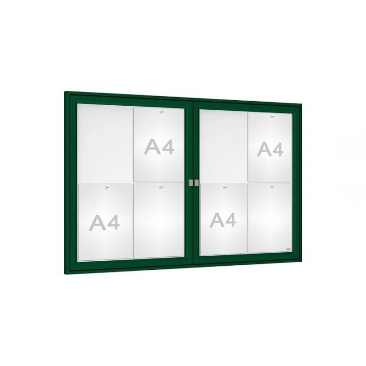 8 A4, vert RAL 6005
