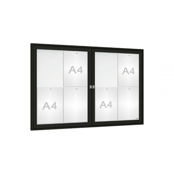 8 A4, noir RAL 9005