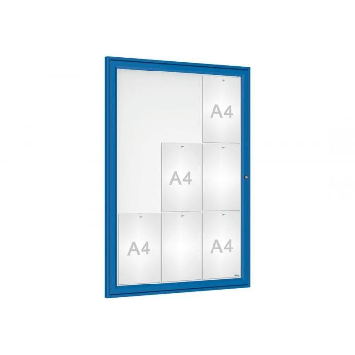 9 A4, bleu RAL 5010