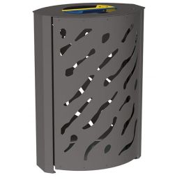 Corbeille Venise Tri sélectif 2 X 60 litres