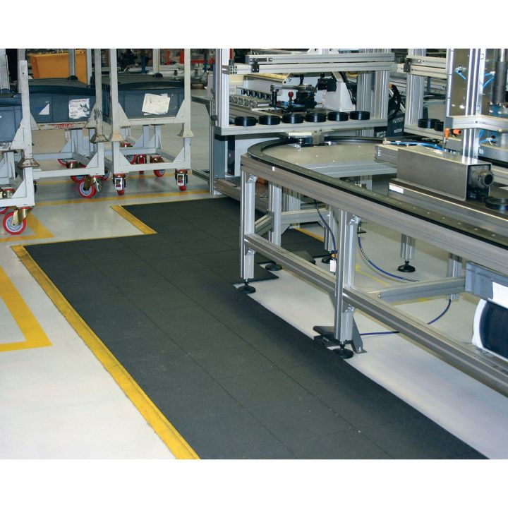 Dalle anti-fatigue premium à surface granuleuse, SOLID FATIGUE-STEP