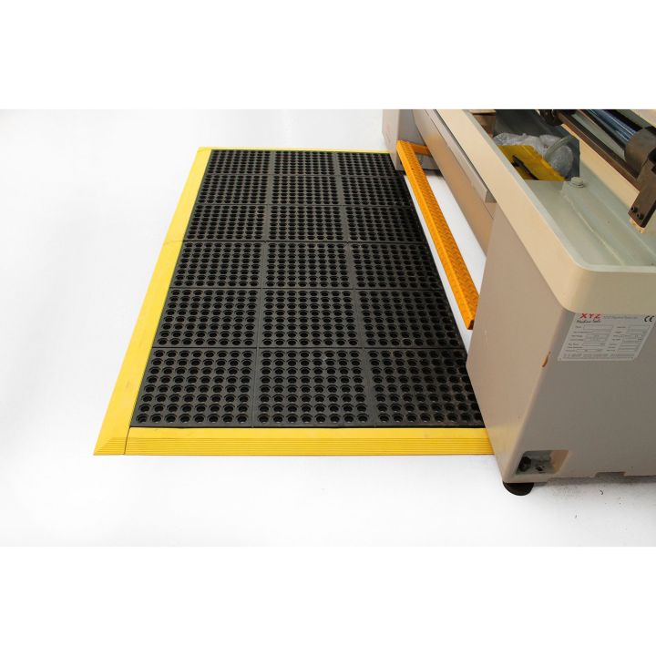 Dalle de caillebotis modulables en caoutchouc - Caillebotis industriels FATIGUE-STEP INDUSTRIE