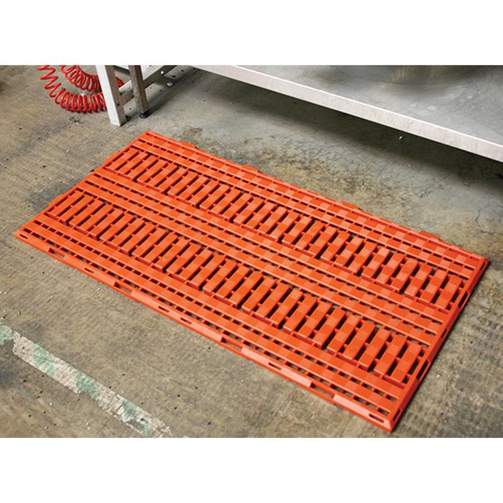Dalle caillebotis modulables en polyéthylène - Caillebotis industriels WORK DECK