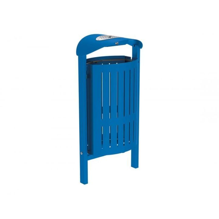 Poubelle d'extérieur Silaos acier 50 litres