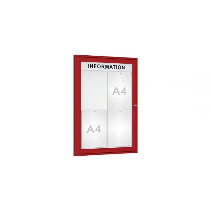 4 A4 - rouge RAL 3004