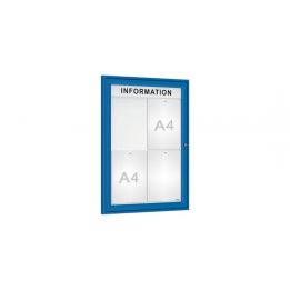 4 A4 - bleu RAL 5010